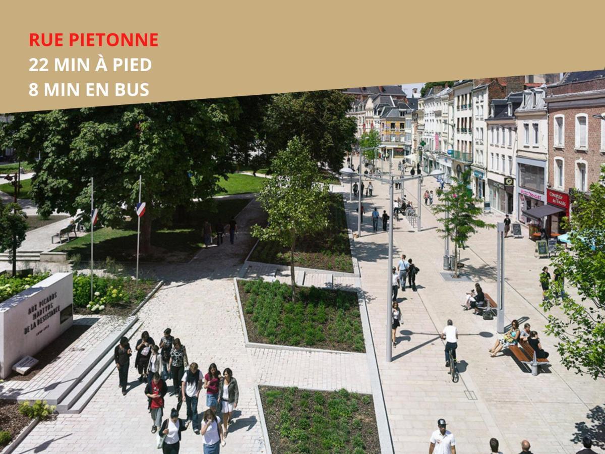 4 Chambres - Grande Maison - Parking - Jardin Amiens Ngoại thất bức ảnh