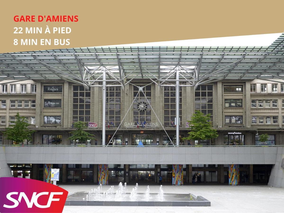 4 Chambres - Grande Maison - Parking - Jardin Amiens Ngoại thất bức ảnh