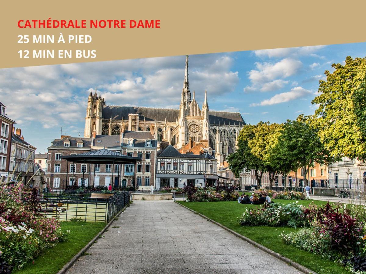 4 Chambres - Grande Maison - Parking - Jardin Amiens Ngoại thất bức ảnh